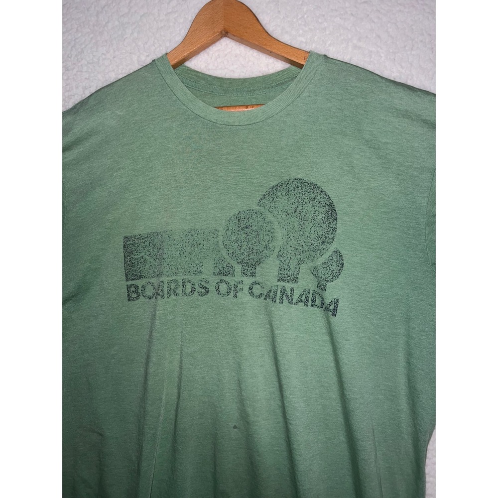 TeePublic Boards of Canada Graphic T-Shirt Mens XL Green Heather‎ Short Sleeve
